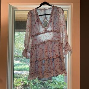 Flowy Floral Mini Dress
